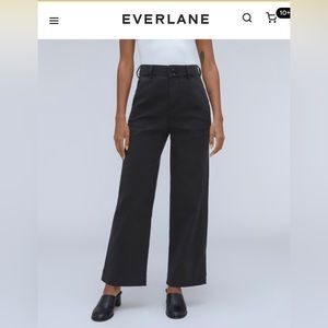 Everlane organic wide leg pant